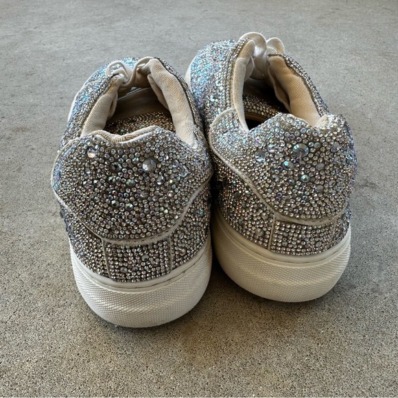 Betsey Johnson Suton Lace-Up Rhinestone Platform Sneakers Women’s Size 8.5 - Picture 13 of 13